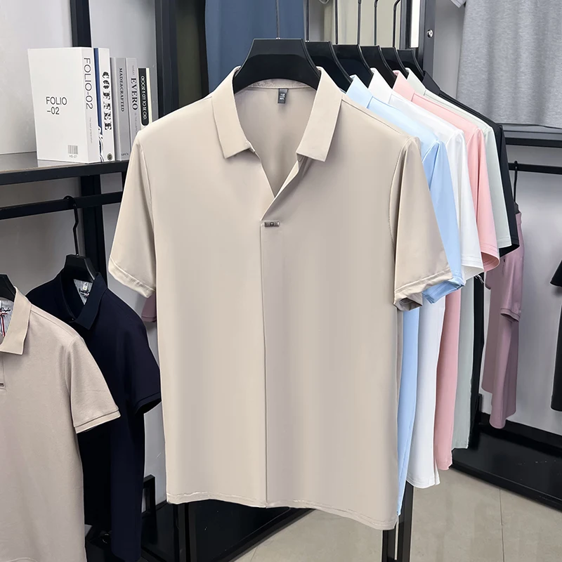 เสื้อเชิ้ตแขนสั้นผู้ชายทรงเรีย - Men'S Polo Formal Wear บทวิจารณ์และราคา
