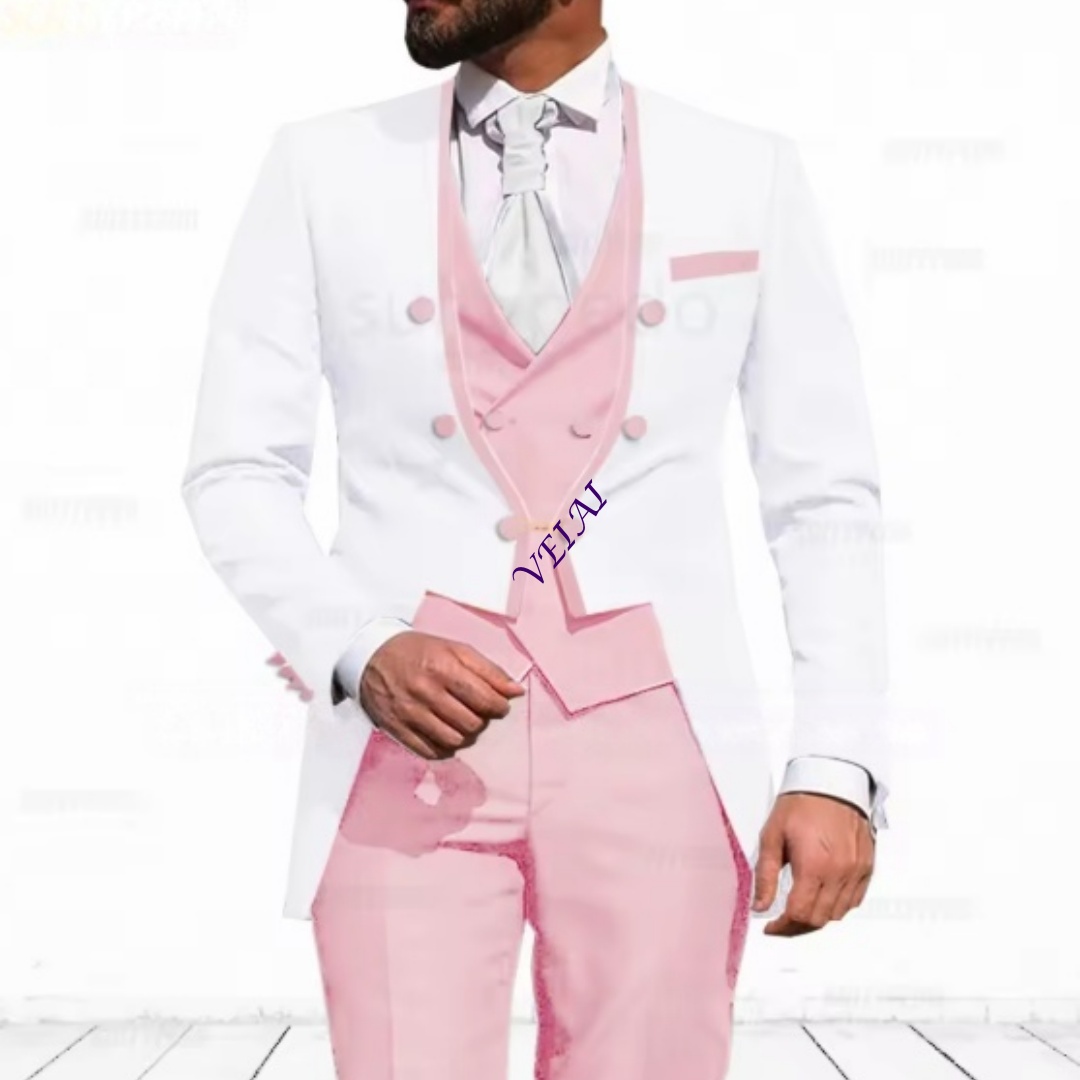 ชุดสูท 3 ชิ้นสีฟ้าอ่อนแบบสั่งต - Men'S Formal Evening Wear บทวิจารณ์และราคา