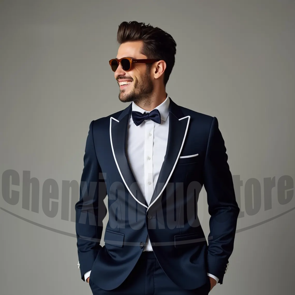 ผู้ชายชุดแฟชั่น Peak Lapel เดี - Men'S Formal Evening Wear บทวิจารณ์และราคา