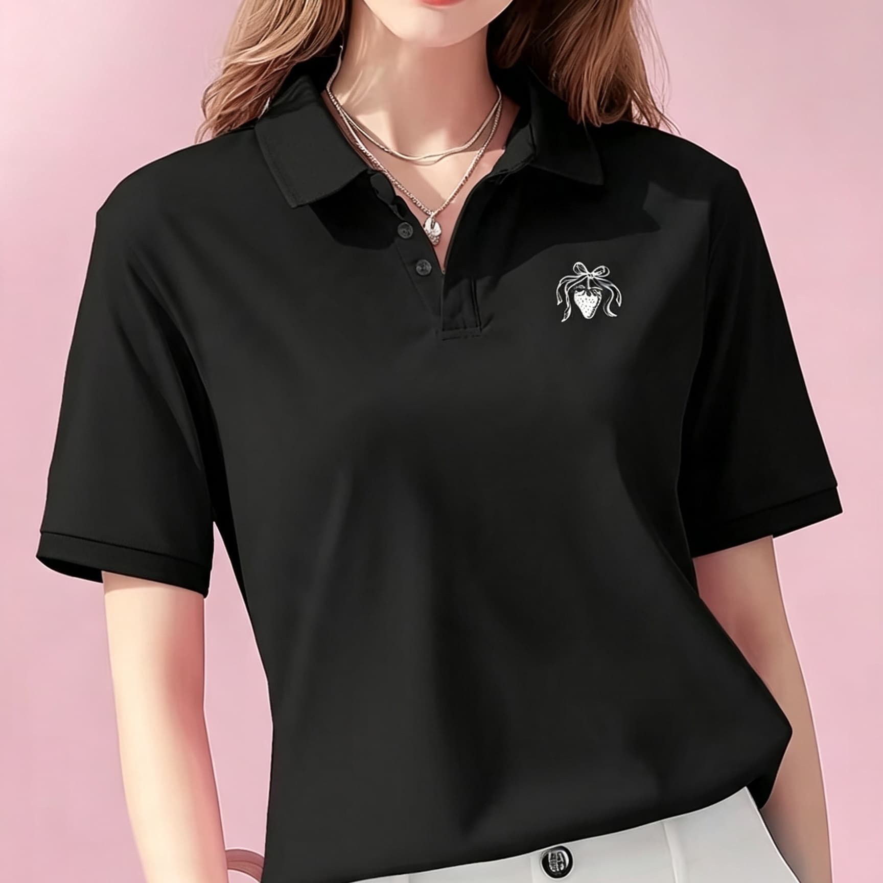 1. เสื้อโปโลสีขาวลำลองแบบยูนิเ - Men'S Polo Formal Wear บทวิจารณ์และราคา