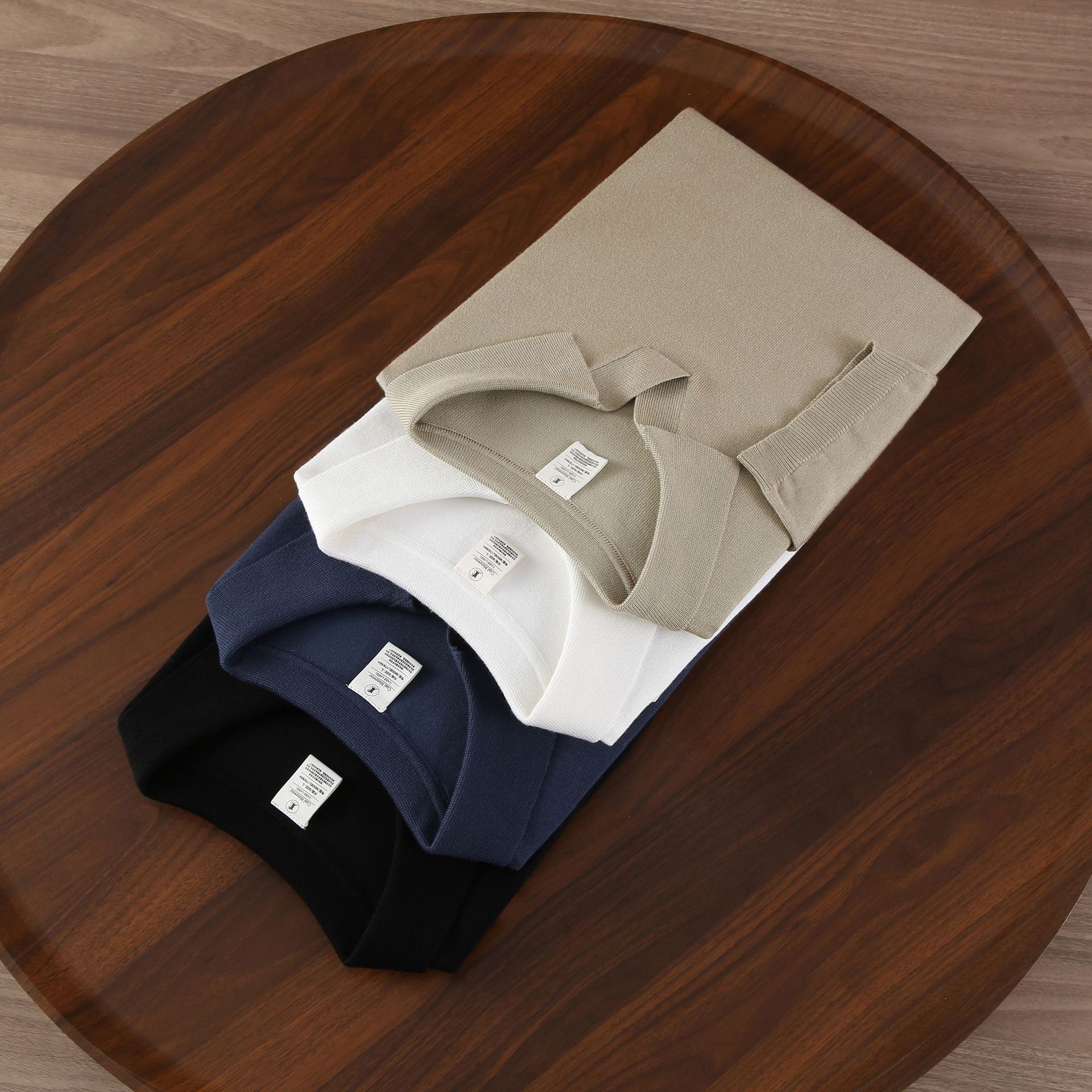 เสื้อสเวตเตอร์คอปกโปโลทรงเข้าร - Men'S Polo Formal Wear บทวิจารณ์และราคา