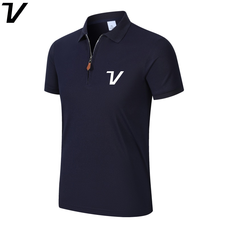 เสื้อยืดคอปกแขนสั้นซิป ¼ ตัวสำ - Men'S Polo Formal Wear บทวิจารณ์และราคา